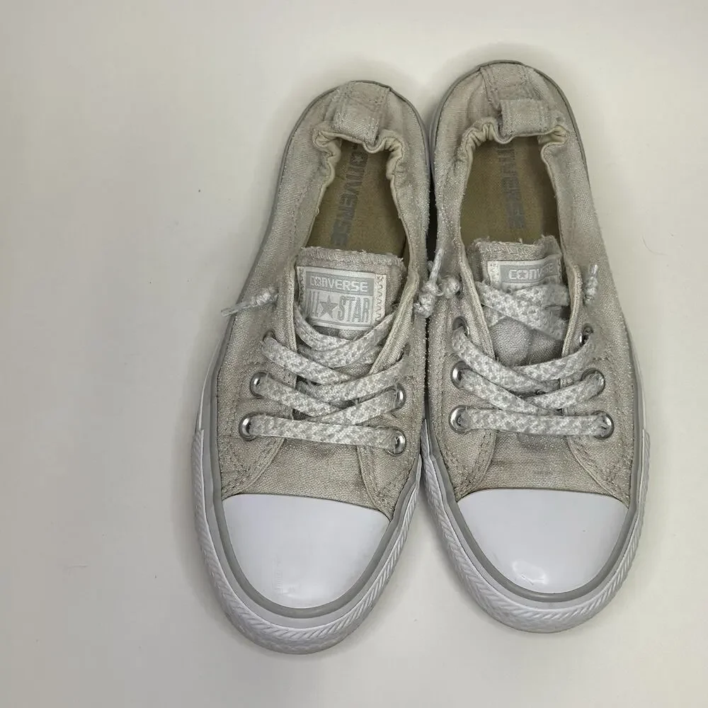 Converse All Star Shoreline Shoes Womens Size 7 Gray Slip On Canvas Low Top - Picture 5 of 15